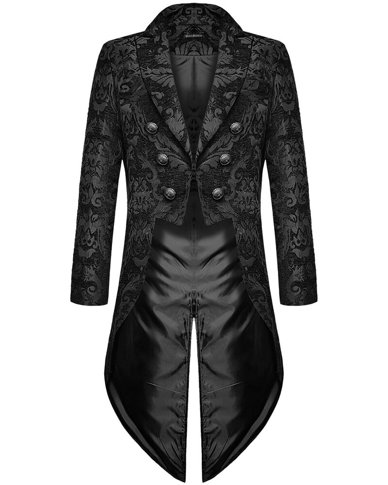 Costume élégant noir gothique pour homme