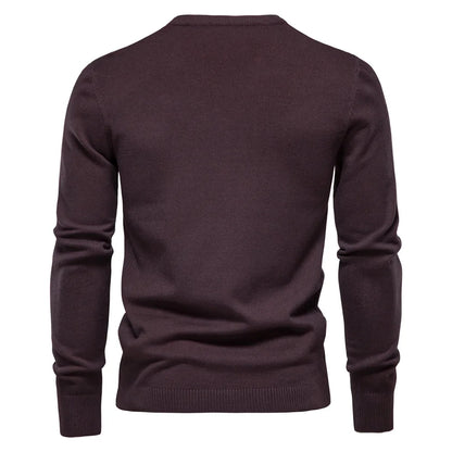 Stylische Herren Pullover Rundhals - IdealeKleiden