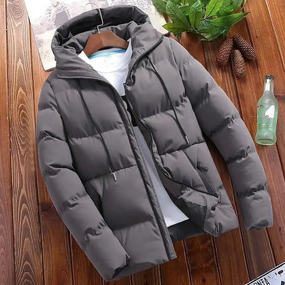 Veste matelassée d'hiver chaude pour homme pour temps froid