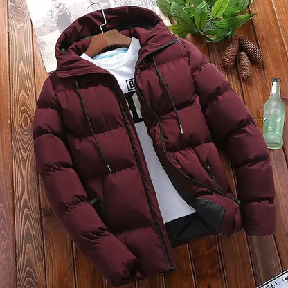 Veste matelassée d'hiver chaude pour homme pour temps froid