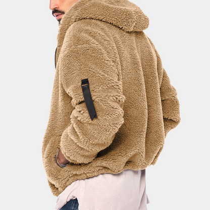 Praktische Fleecejacke Herren Sportlich - IdealeKleiden