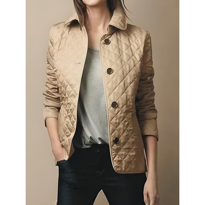 Courte veste matelassée chaude pour femme
