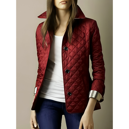 Courte veste matelassée chaude pour femme