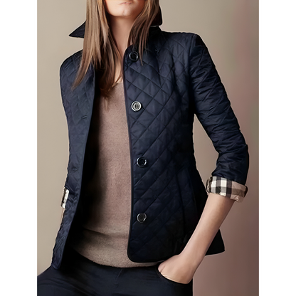 Courte veste matelassée chaude pour femme