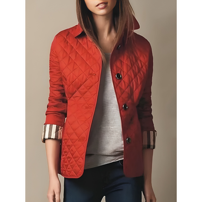Courte veste matelassée chaude pour femme