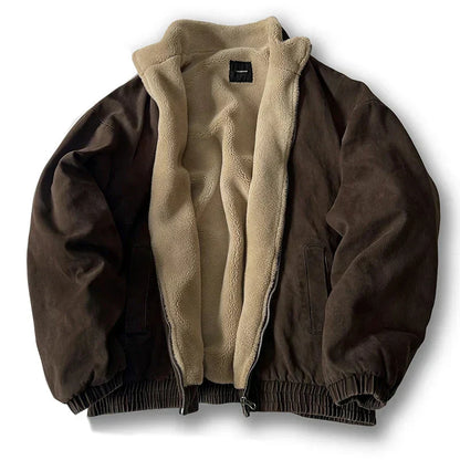 Blouson d'hiver pour hommes, fermeture éclair, moderne