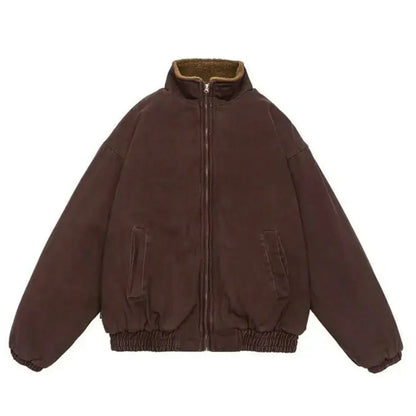 Herren Winterjacke Reißverschluss Modern - IdealeKleiden