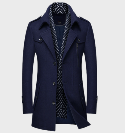 Manteau long élégant pour hommes