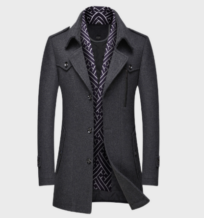 Manteau long élégant pour hommes