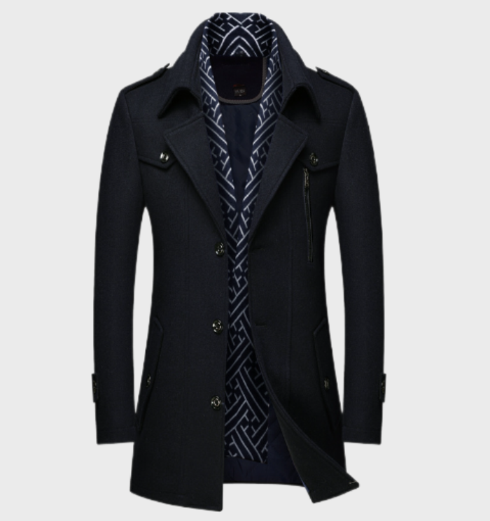 Manteau long élégant pour hommes