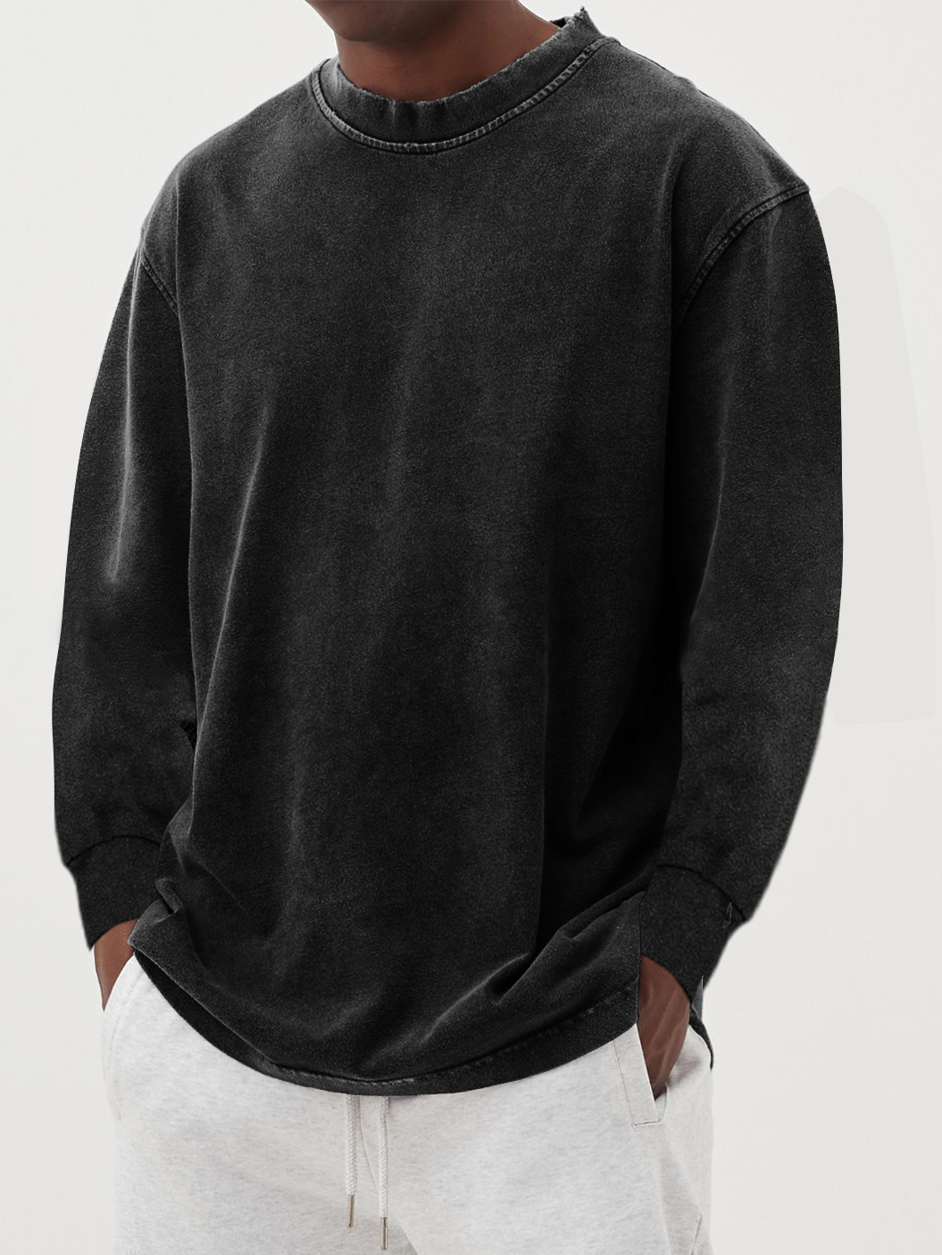 Chemise homme manches longues style moderne