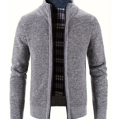Gilet en maille homme ouvert moderne