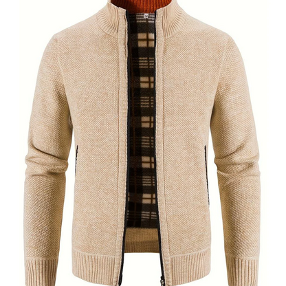 Gilet en maille homme ouvert moderne