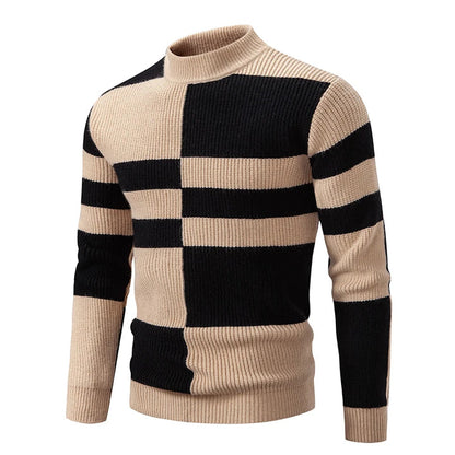 Pull pour homme confortable col rond décontracté