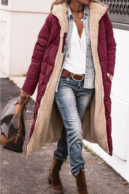 Manteau Parka d'hiver Chaud Isolant pour Femme