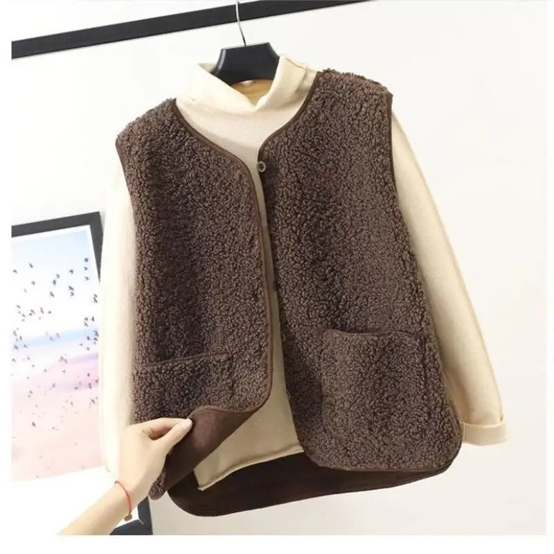 Veste en laine chaude et élégante pour femmes