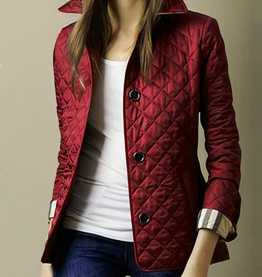 Elegante Damenjacke Seide Baumwolle - IdealeKleiden