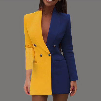 Blazer court tendance femme