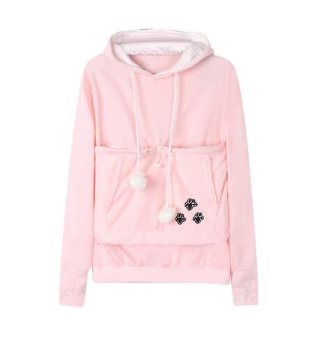 Pull-over pratique pour femme avec capuche et poche kangourou