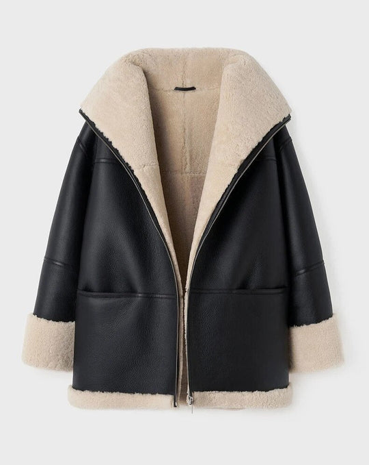 Wintermantel Damen Fellverbrämung - IdealeKleiden