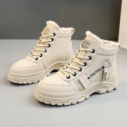 Bottes chaudes imperméables et douces pour femme