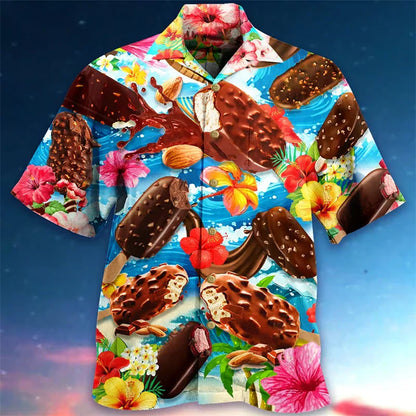 Polo pour homme à manches courtes et boutons d'été