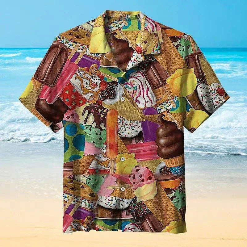 Polo pour homme à manches courtes et boutons d'été