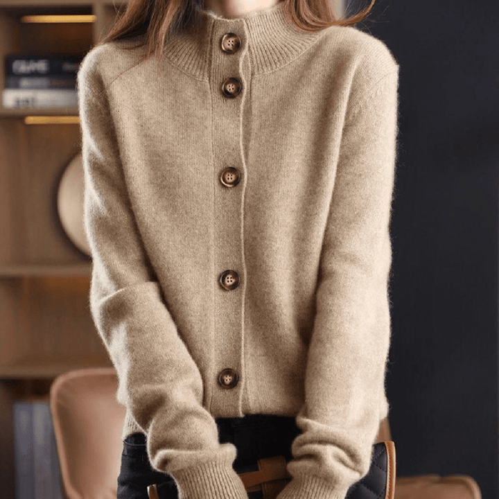Cardigan décontracté à manches longues pour femme