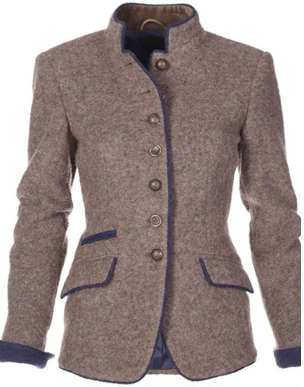 Warme Damen Winterjacke Gepolstert Lange Passform - IdealeKleiden