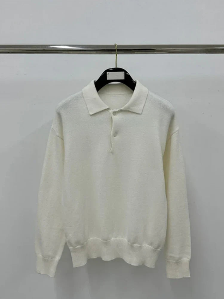 Pull-overs douillets en fil mélangé pour femme