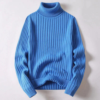 Pull col roulé homme style moderne