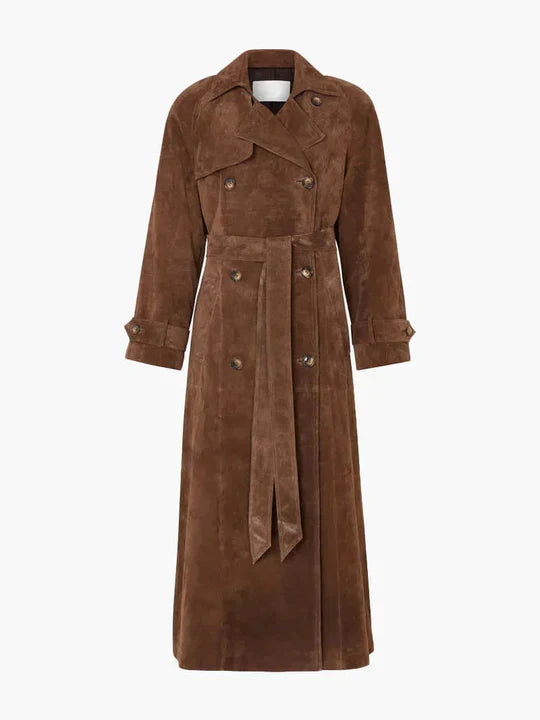 Vivienne - Damen Trenchcoat Klassisch Slim Fit - IdealeKleiden