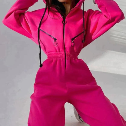 Combinaison polaire souple pour femme