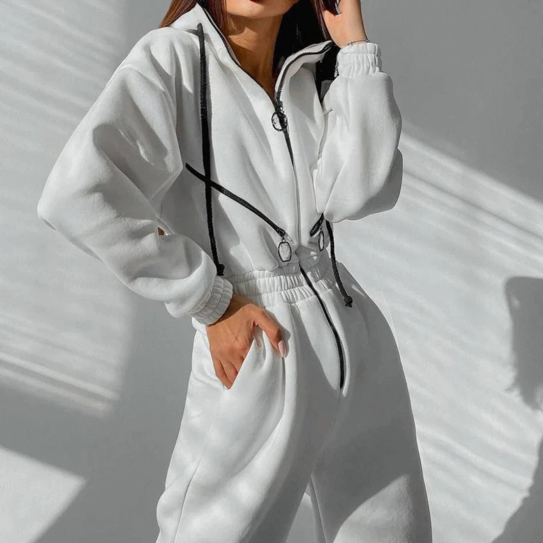 Combinaison polaire souple pour femme