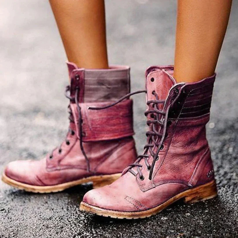 Élégantes Bottes en Cuir pour Femme