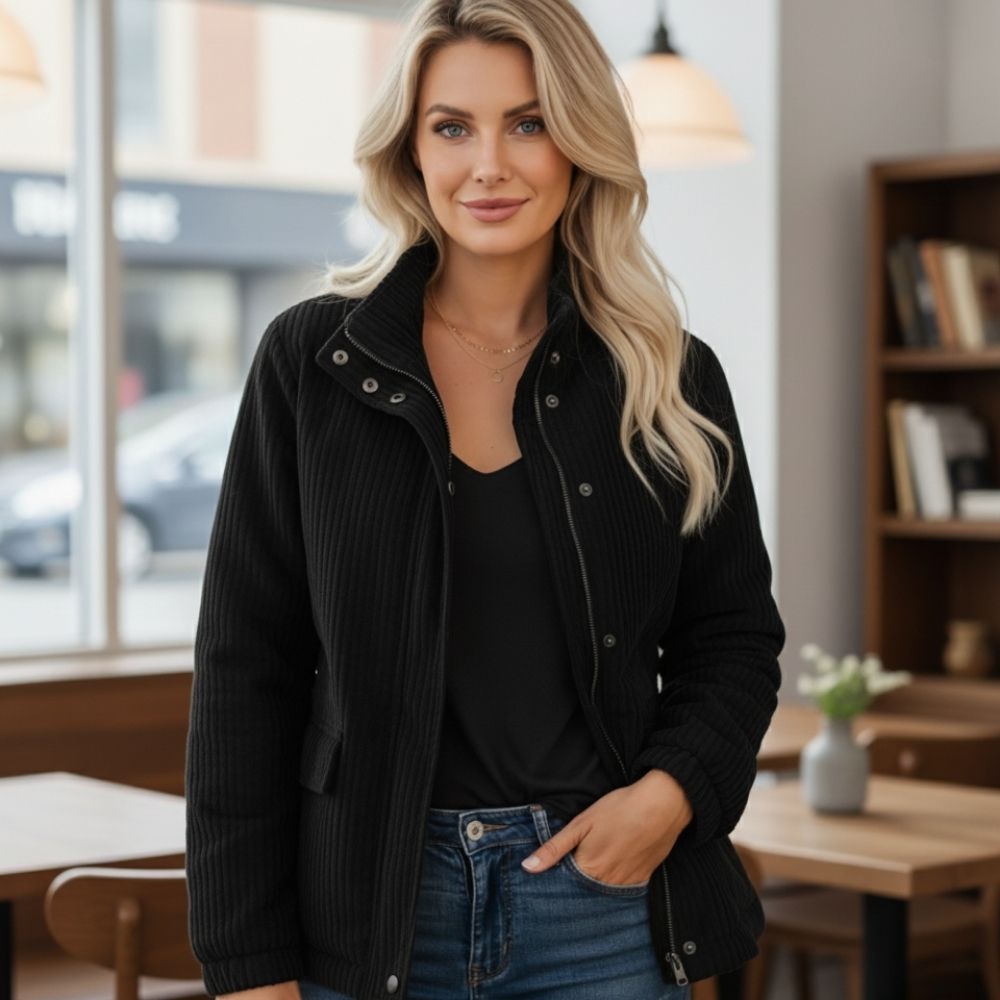 Eleganter Wintermantel Damen Modern und Warm - IdealeKleiden