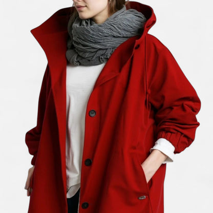 Manteau de mi-saison pratique avec capuche