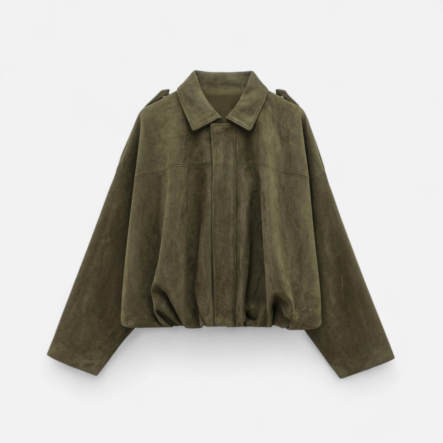 Blouson élégant en daim pour femme Tendance