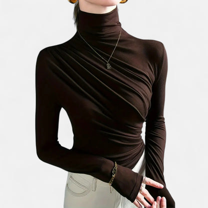 Chemisier Élégant Femme Col Montant Modèle
