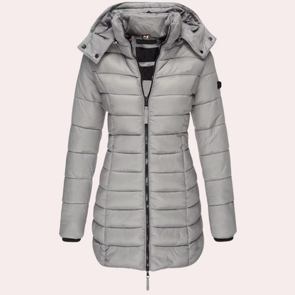 Doudoune d'hiver élégante femme qualité luxe