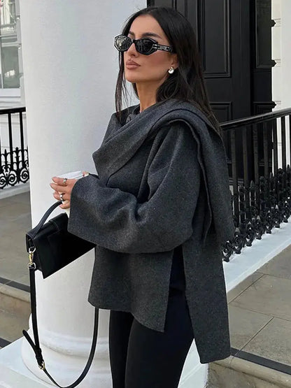 Veste cape élégante Chic intemporel