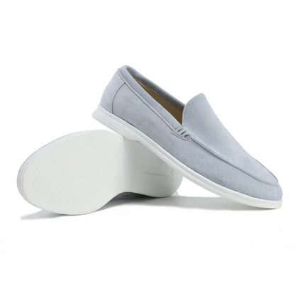 Elliot - Italienischer Wildleder Loafer Schuhe - IdealeKleiden