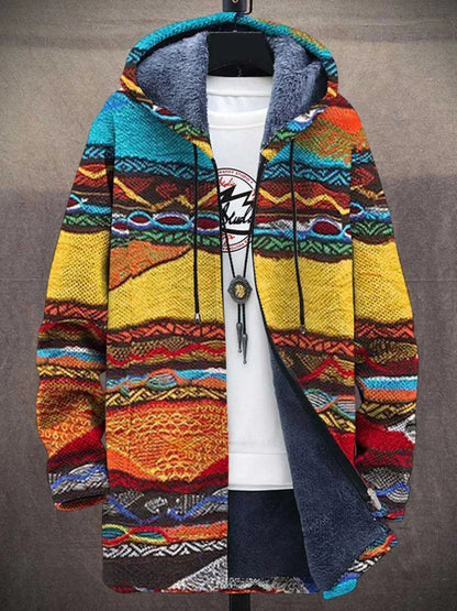 Gilet coloré motif artistique moderne