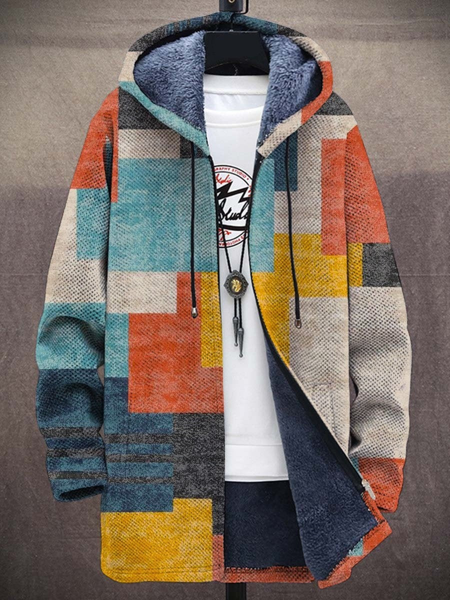 Gilet coloré motif artistique moderne