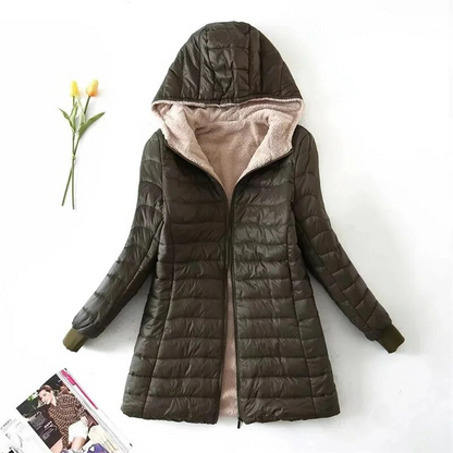 Manteau Long d'Hiver Femme Polaire Isolant