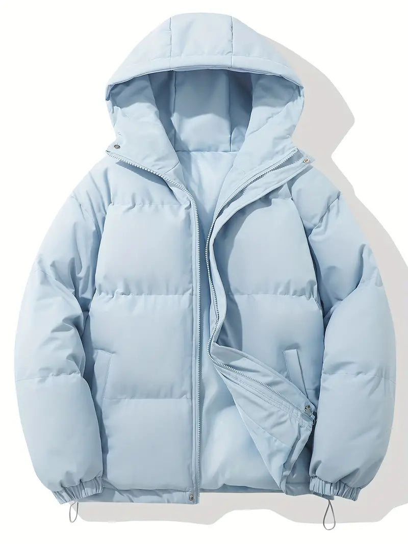 Parka d'hiver long à capuche pour femme