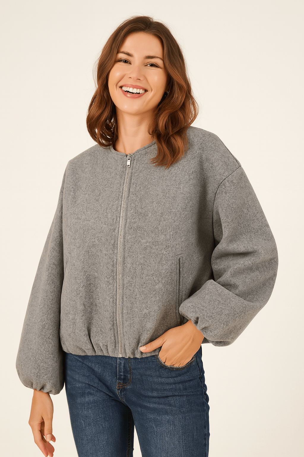 Robes élégantes à manches bouffantes