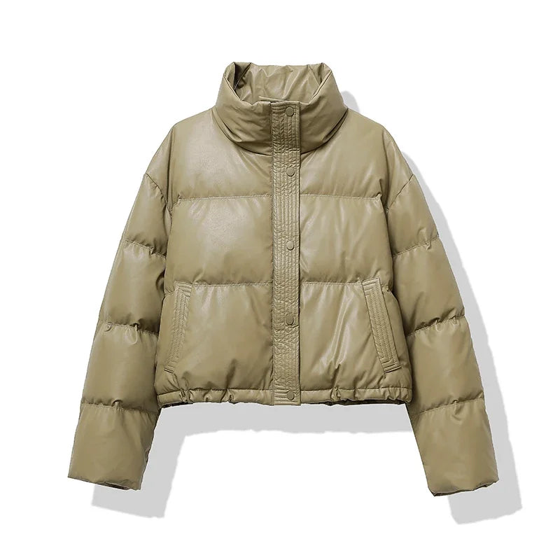 Doudoune femme stylée noire chaude mode hiver