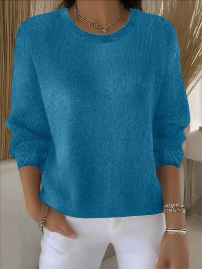 Pull Femme Tricoté Chaud Doux Hiver