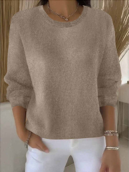 Pull Femme Tricoté Chaud Doux Hiver